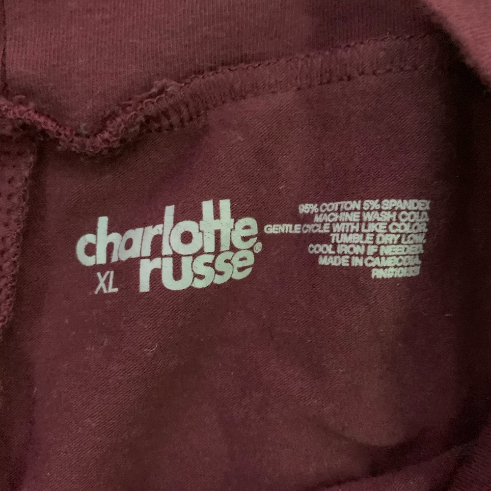Maroon Leggings